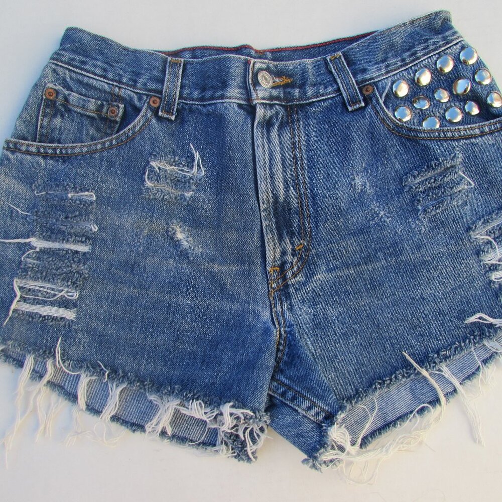 Woman's custom jean shorts